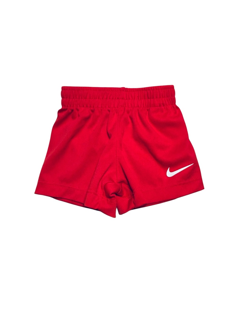 Nike Red Baby Athletic Shorts with White Swoosh 6M